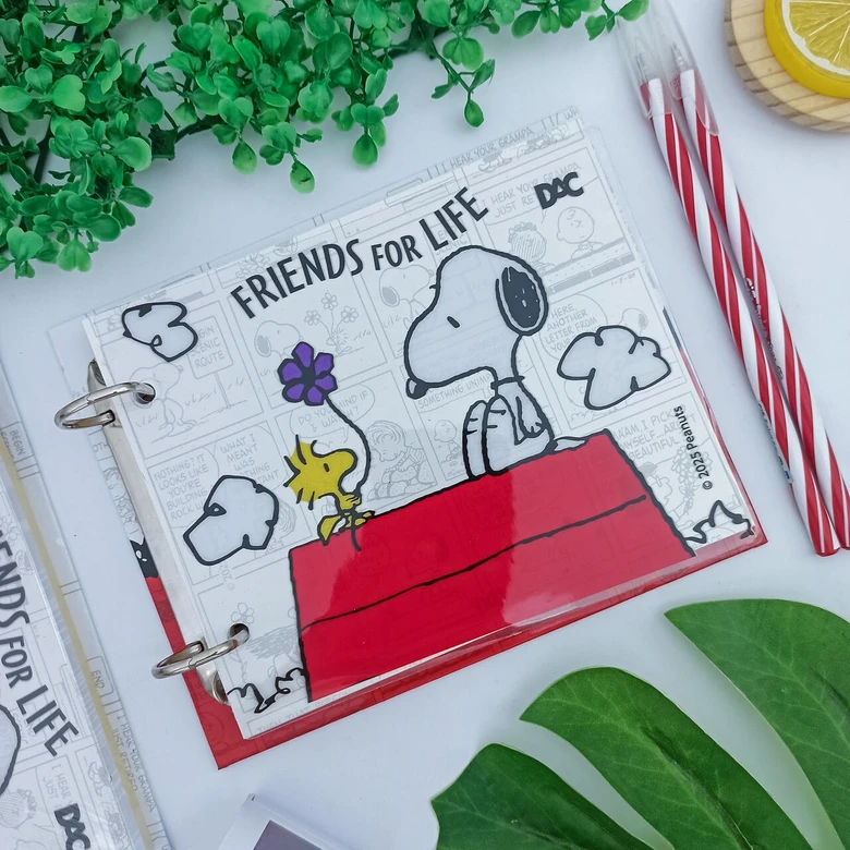 Fichário Argolado Mini Snoopy